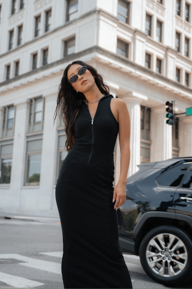Chicago Contour Dress Black SoCotty Chicago Contour Dress Black SoCotty